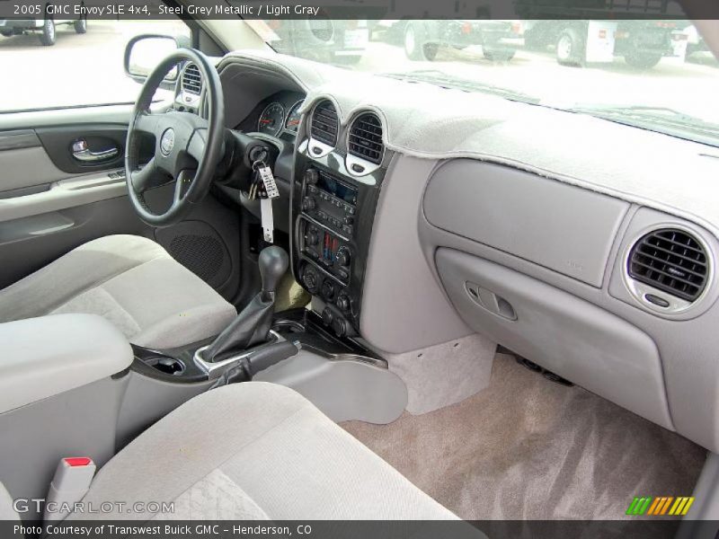 Steel Grey Metallic / Light Gray 2005 GMC Envoy SLE 4x4