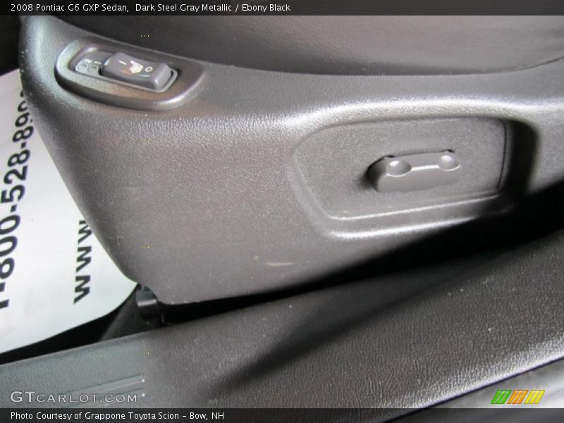 Dark Steel Gray Metallic / Ebony Black 2008 Pontiac G6 GXP Sedan