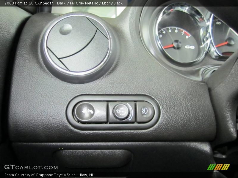 Dark Steel Gray Metallic / Ebony Black 2008 Pontiac G6 GXP Sedan