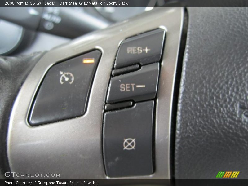Dark Steel Gray Metallic / Ebony Black 2008 Pontiac G6 GXP Sedan