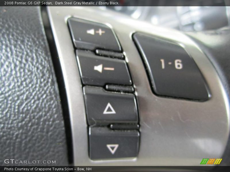 Dark Steel Gray Metallic / Ebony Black 2008 Pontiac G6 GXP Sedan
