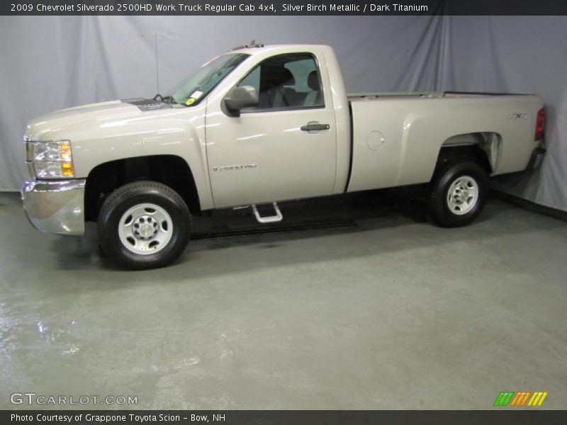 Silver Birch Metallic / Dark Titanium 2009 Chevrolet Silverado 2500HD Work Truck Regular Cab 4x4