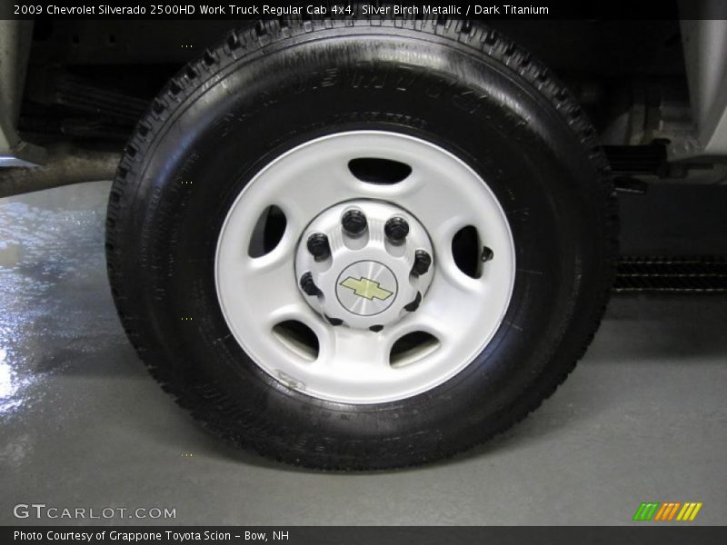Silver Birch Metallic / Dark Titanium 2009 Chevrolet Silverado 2500HD Work Truck Regular Cab 4x4