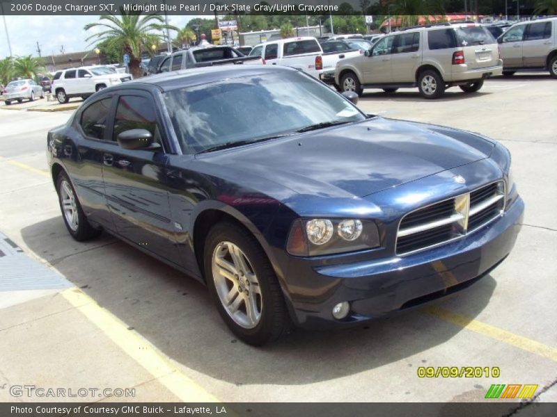 Midnight Blue Pearl / Dark Slate Gray/Light Graystone 2006 Dodge Charger SXT