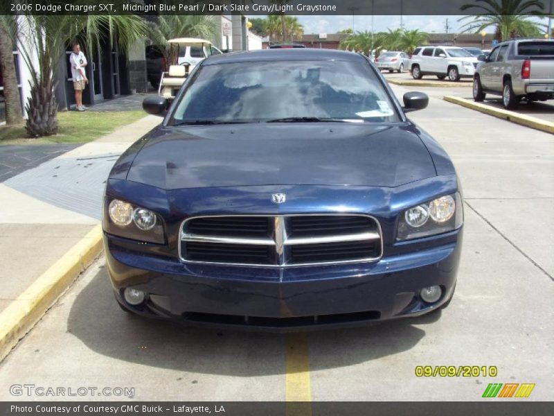 Midnight Blue Pearl / Dark Slate Gray/Light Graystone 2006 Dodge Charger SXT