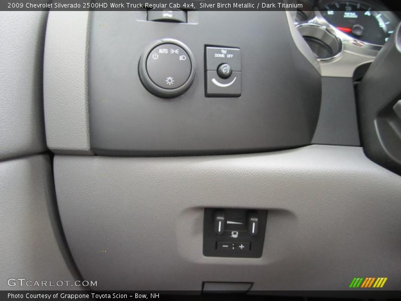 Silver Birch Metallic / Dark Titanium 2009 Chevrolet Silverado 2500HD Work Truck Regular Cab 4x4