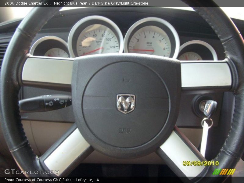 Midnight Blue Pearl / Dark Slate Gray/Light Graystone 2006 Dodge Charger SXT