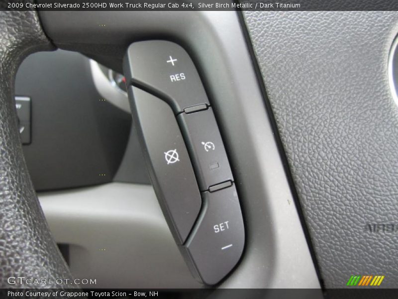 Silver Birch Metallic / Dark Titanium 2009 Chevrolet Silverado 2500HD Work Truck Regular Cab 4x4