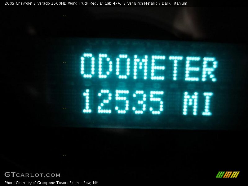 Silver Birch Metallic / Dark Titanium 2009 Chevrolet Silverado 2500HD Work Truck Regular Cab 4x4