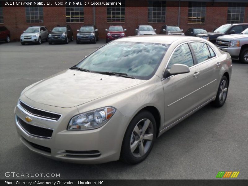Gold Mist Metallic / Cocoa/Cashmere 2011 Chevrolet Malibu LT