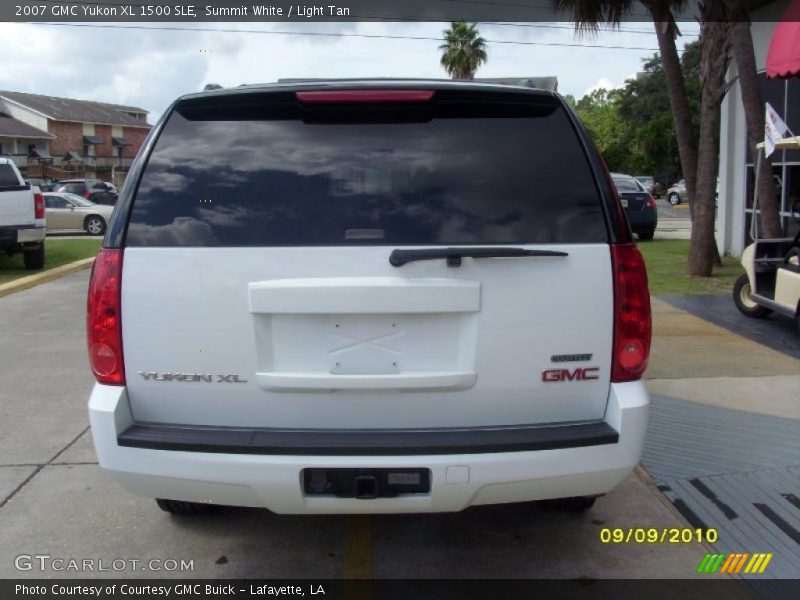 Summit White / Light Tan 2007 GMC Yukon XL 1500 SLE