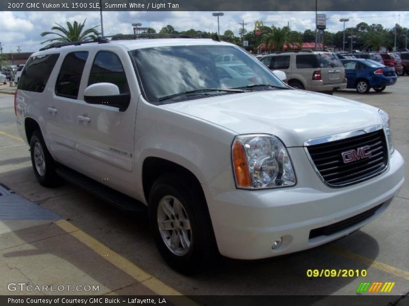 Summit White / Light Tan 2007 GMC Yukon XL 1500 SLE