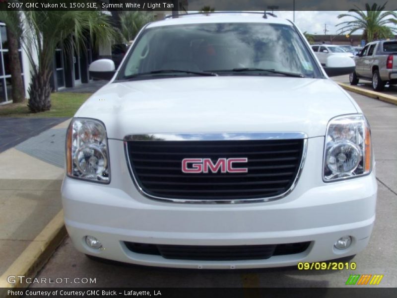 Summit White / Light Tan 2007 GMC Yukon XL 1500 SLE