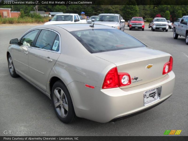 Gold Mist Metallic / Cocoa/Cashmere 2011 Chevrolet Malibu LT