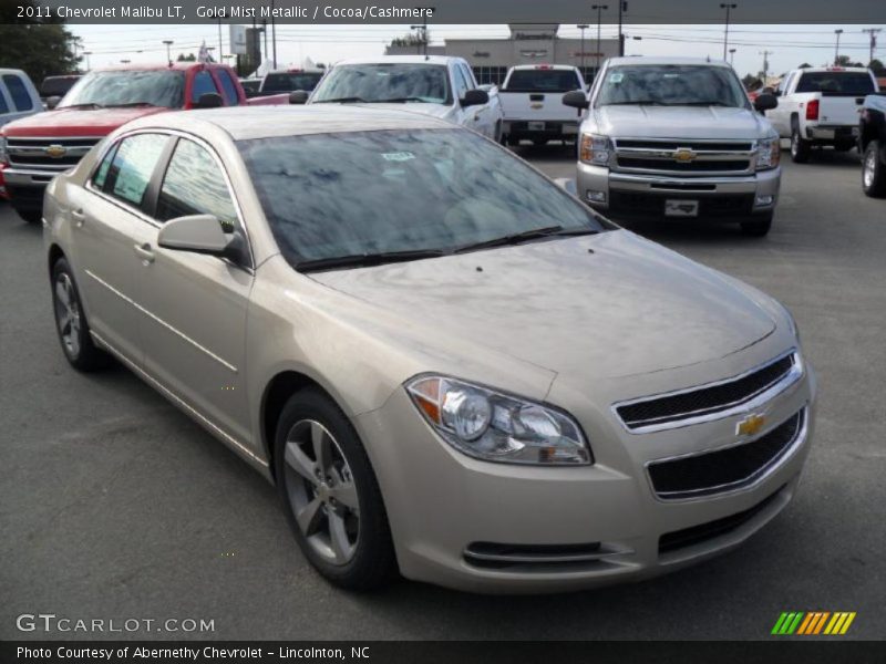 Gold Mist Metallic / Cocoa/Cashmere 2011 Chevrolet Malibu LT