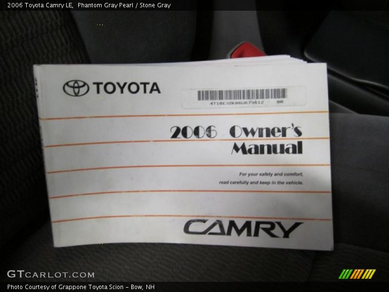Phantom Gray Pearl / Stone Gray 2006 Toyota Camry LE