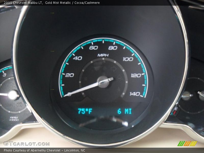 Gold Mist Metallic / Cocoa/Cashmere 2011 Chevrolet Malibu LT