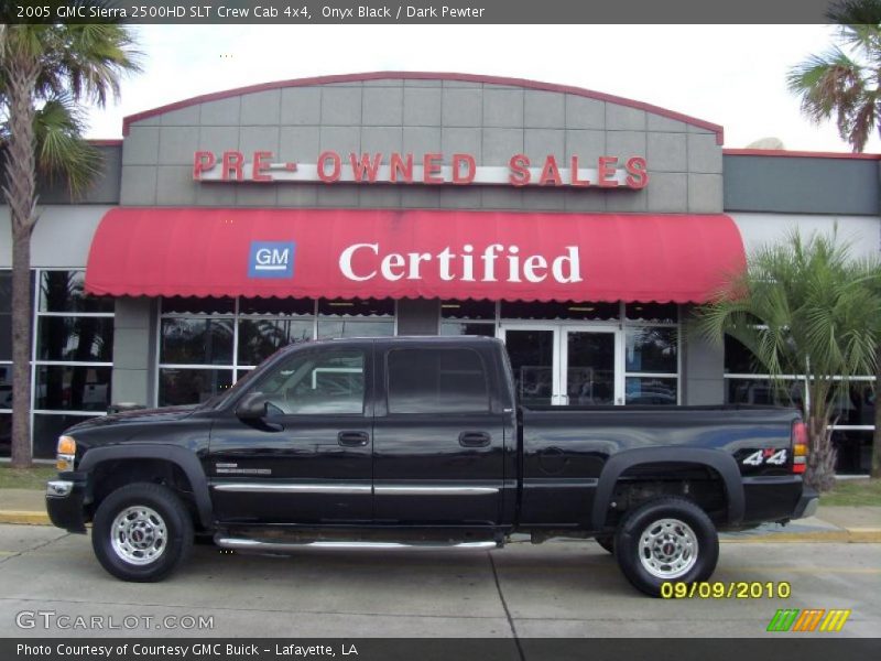 Onyx Black / Dark Pewter 2005 GMC Sierra 2500HD SLT Crew Cab 4x4