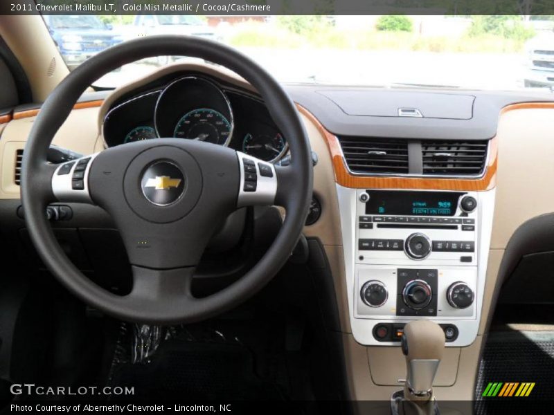 Gold Mist Metallic / Cocoa/Cashmere 2011 Chevrolet Malibu LT