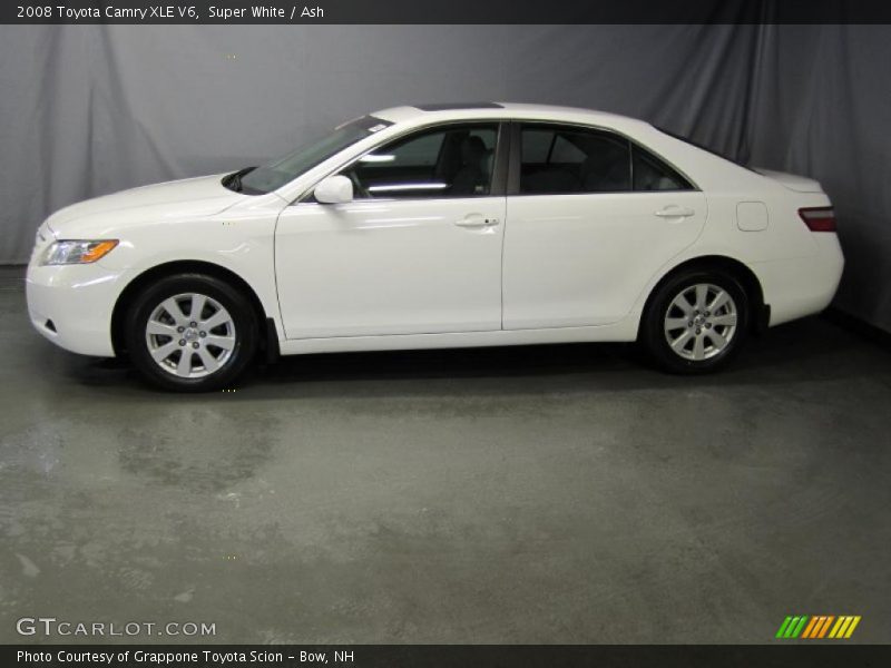 Super White / Ash 2008 Toyota Camry XLE V6