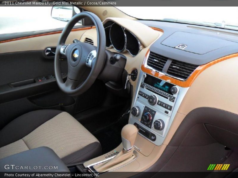 Gold Mist Metallic / Cocoa/Cashmere 2011 Chevrolet Malibu LT