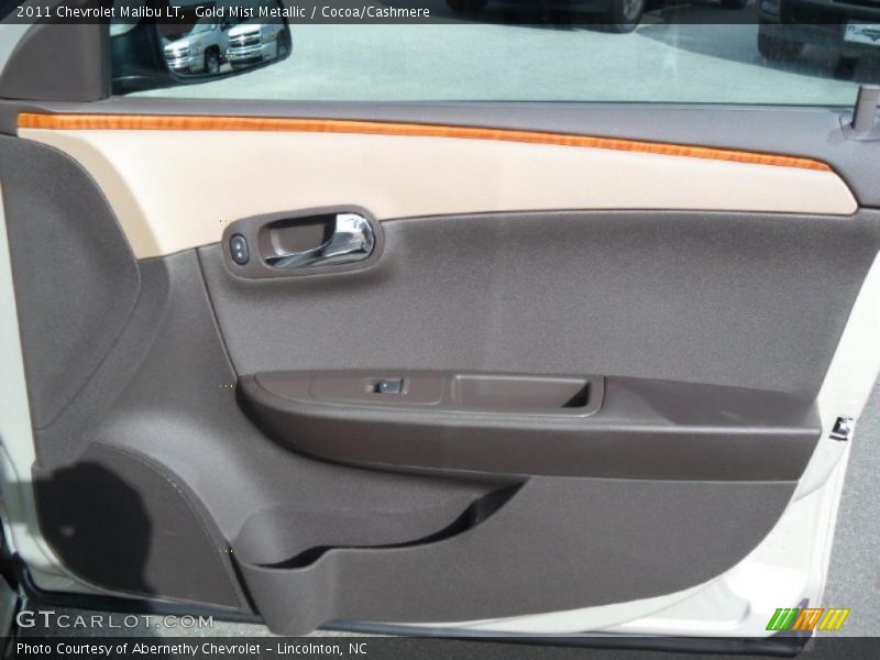 Gold Mist Metallic / Cocoa/Cashmere 2011 Chevrolet Malibu LT
