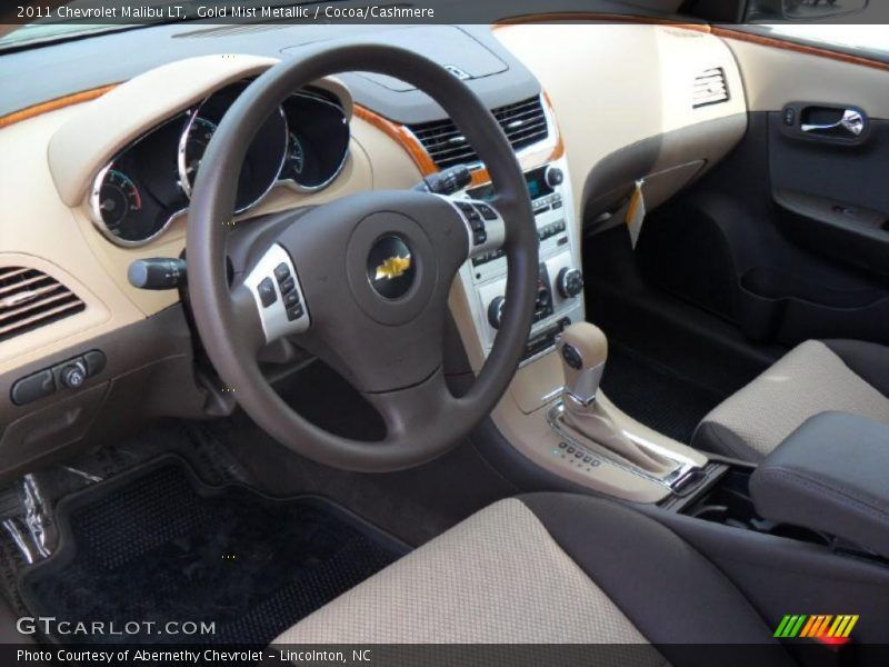 Gold Mist Metallic / Cocoa/Cashmere 2011 Chevrolet Malibu LT