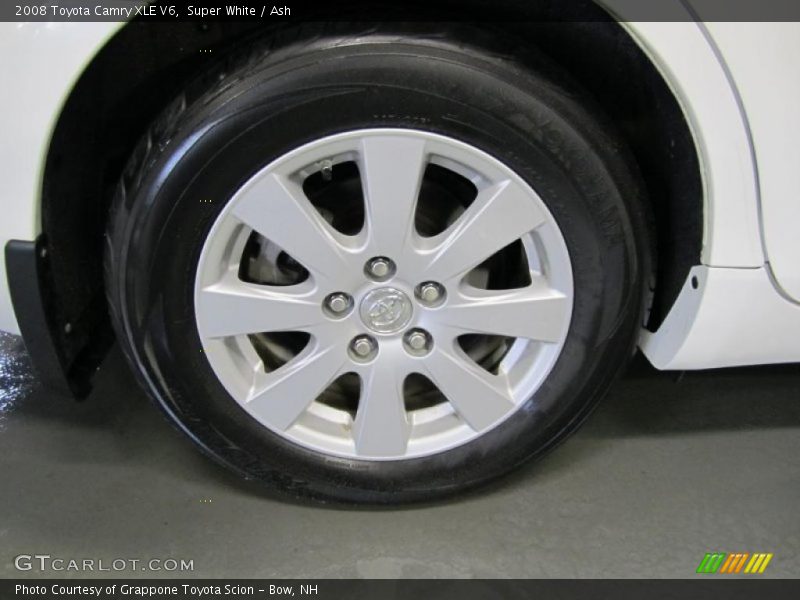 Super White / Ash 2008 Toyota Camry XLE V6