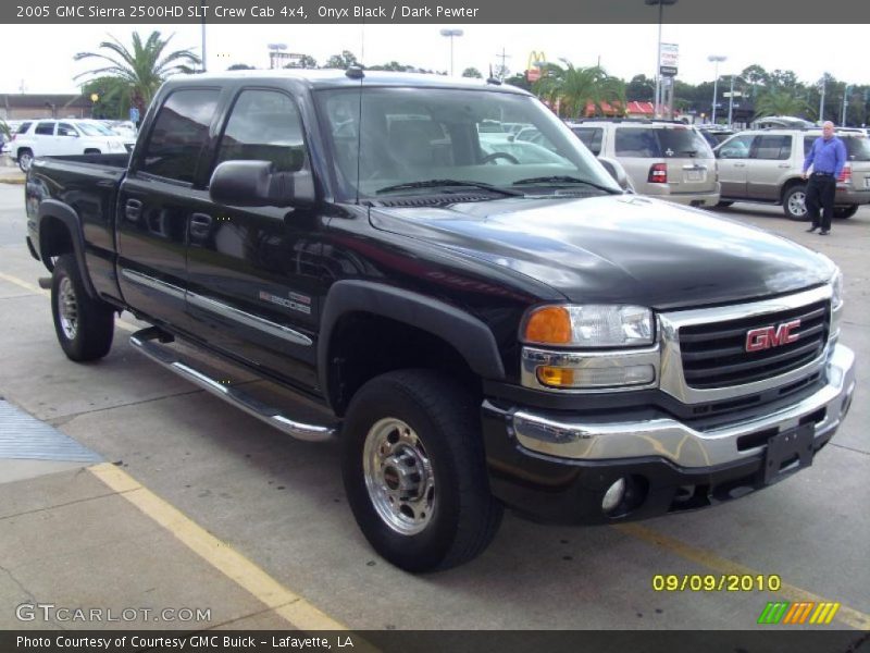 Onyx Black / Dark Pewter 2005 GMC Sierra 2500HD SLT Crew Cab 4x4