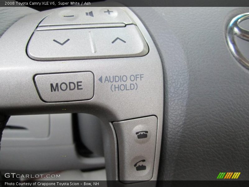 Super White / Ash 2008 Toyota Camry XLE V6