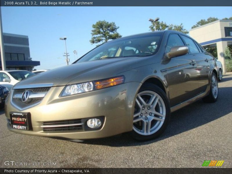 Bold Beige Metallic / Parchment 2008 Acura TL 3.2