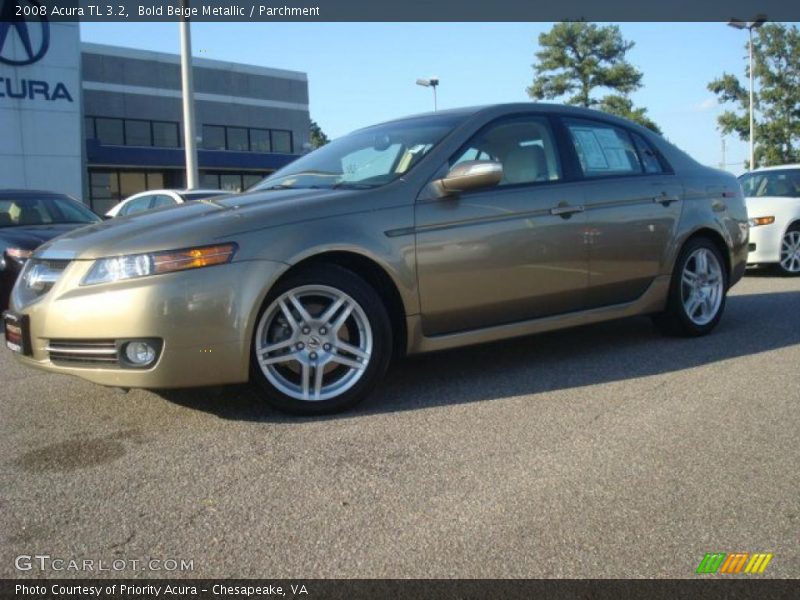 Bold Beige Metallic / Parchment 2008 Acura TL 3.2