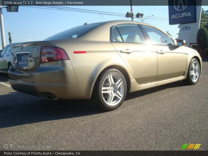 Bold Beige Metallic / Parchment 2008 Acura TL 3.2