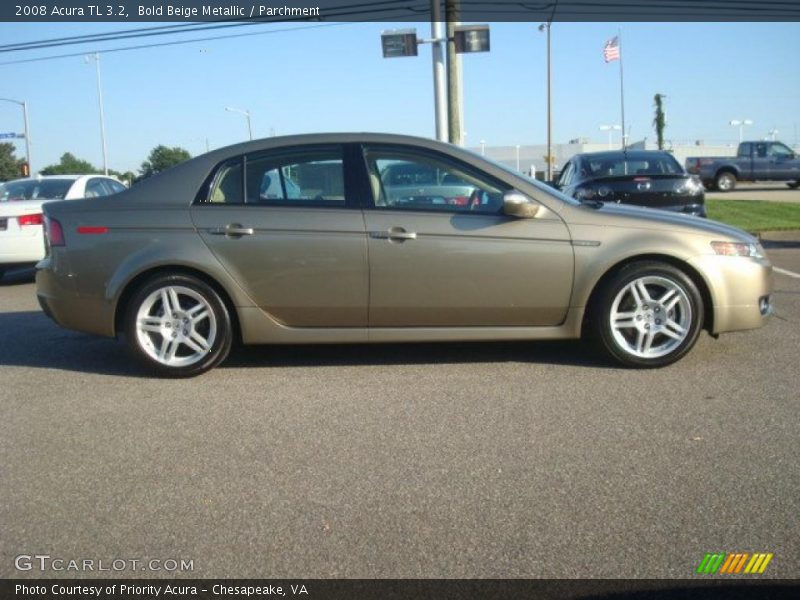 Bold Beige Metallic / Parchment 2008 Acura TL 3.2