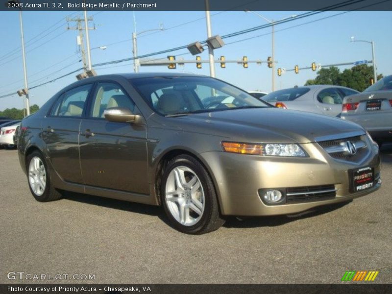 Bold Beige Metallic / Parchment 2008 Acura TL 3.2