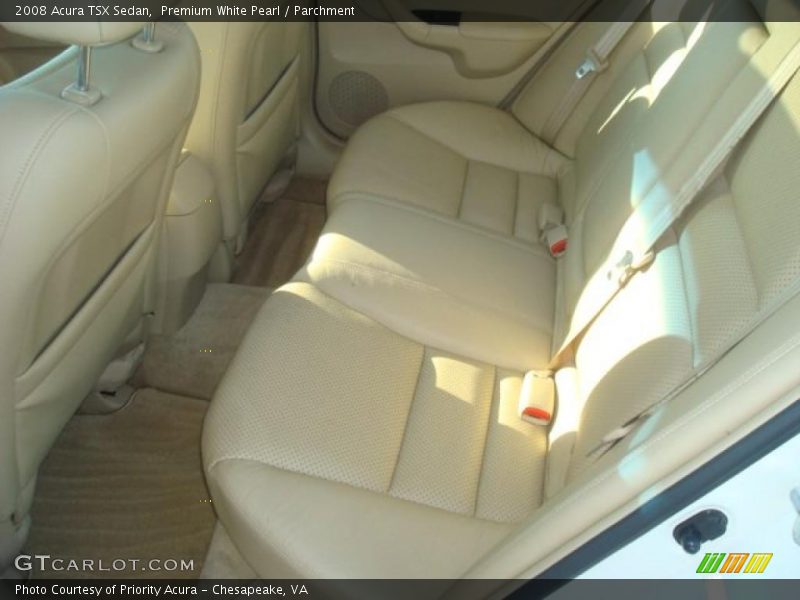 Premium White Pearl / Parchment 2008 Acura TSX Sedan