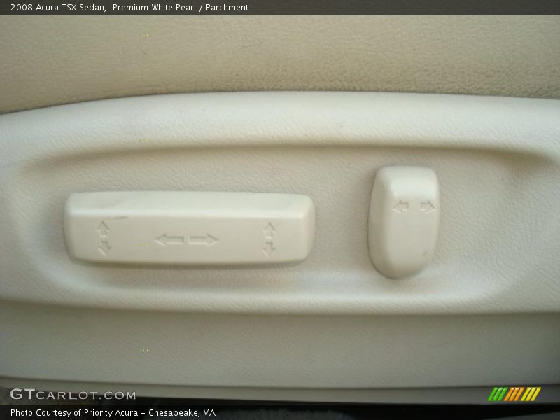 Premium White Pearl / Parchment 2008 Acura TSX Sedan