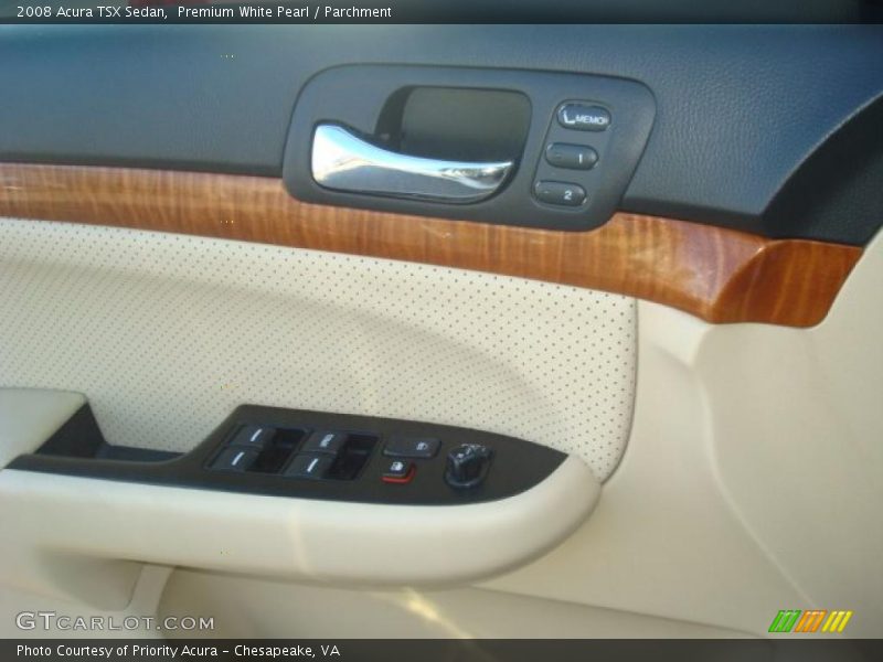 Premium White Pearl / Parchment 2008 Acura TSX Sedan
