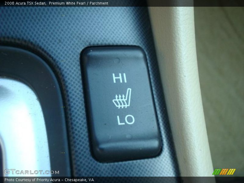 Premium White Pearl / Parchment 2008 Acura TSX Sedan