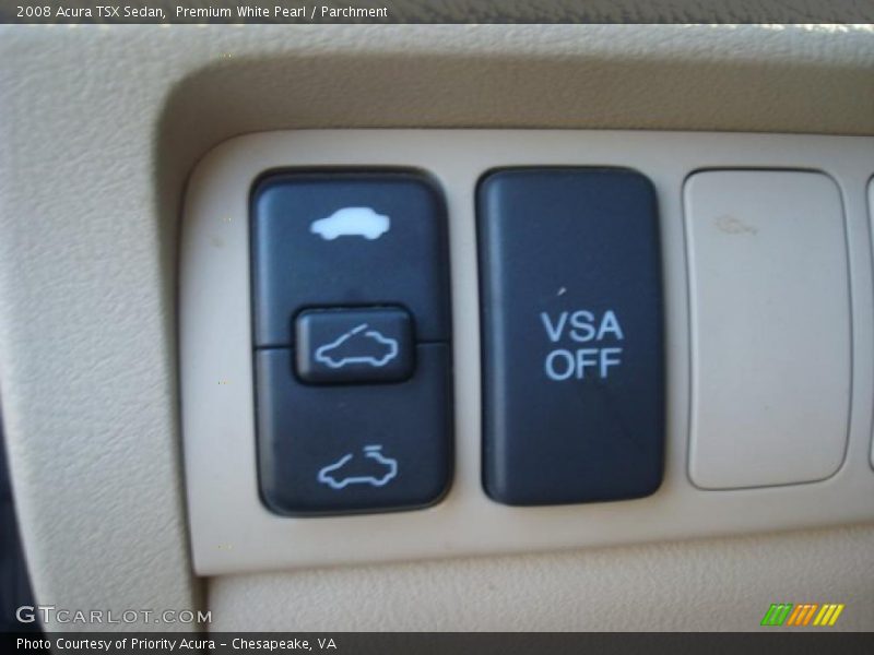 Premium White Pearl / Parchment 2008 Acura TSX Sedan