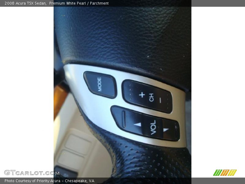 Premium White Pearl / Parchment 2008 Acura TSX Sedan