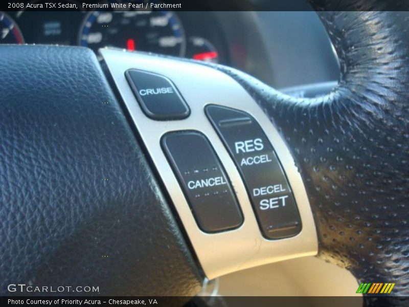 Premium White Pearl / Parchment 2008 Acura TSX Sedan