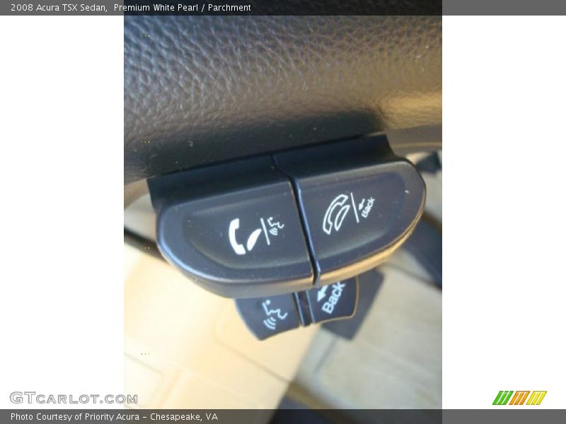 Premium White Pearl / Parchment 2008 Acura TSX Sedan