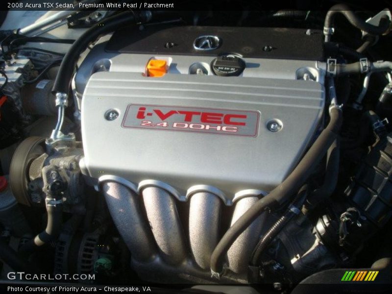 Premium White Pearl / Parchment 2008 Acura TSX Sedan
