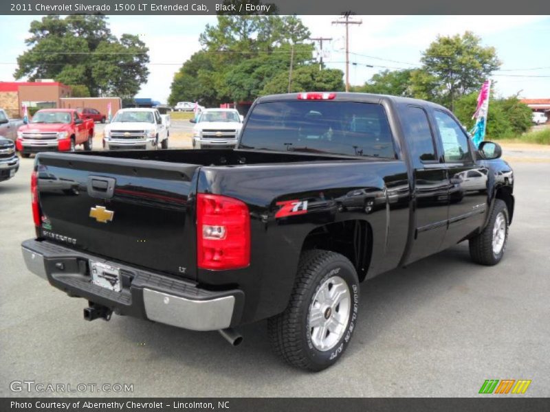 Black / Ebony 2011 Chevrolet Silverado 1500 LT Extended Cab