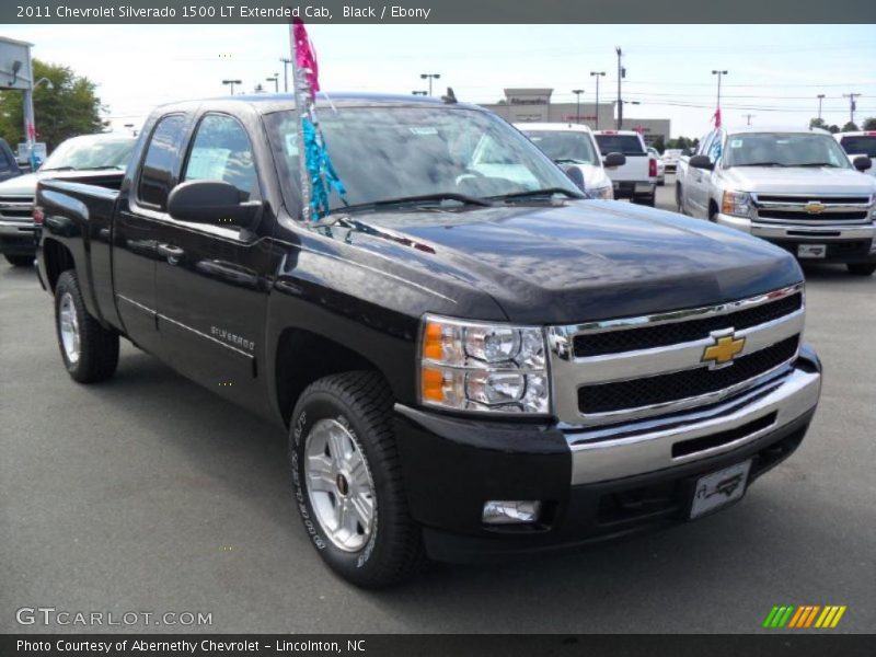 Black / Ebony 2011 Chevrolet Silverado 1500 LT Extended Cab