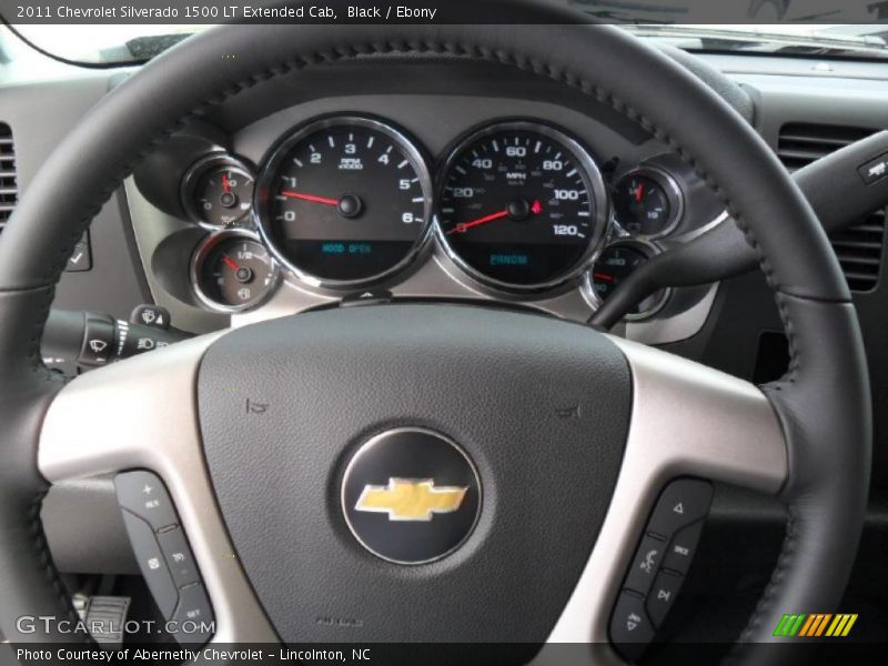 Black / Ebony 2011 Chevrolet Silverado 1500 LT Extended Cab