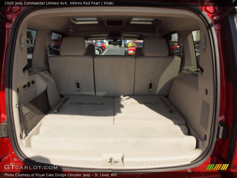 Inferno Red Pearl / Khaki 2006 Jeep Commander Limited 4x4