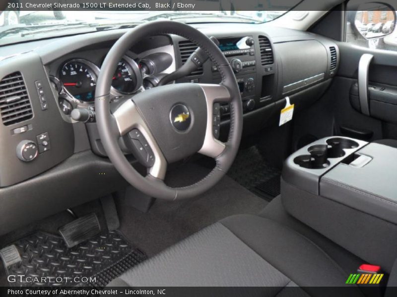 Black / Ebony 2011 Chevrolet Silverado 1500 LT Extended Cab