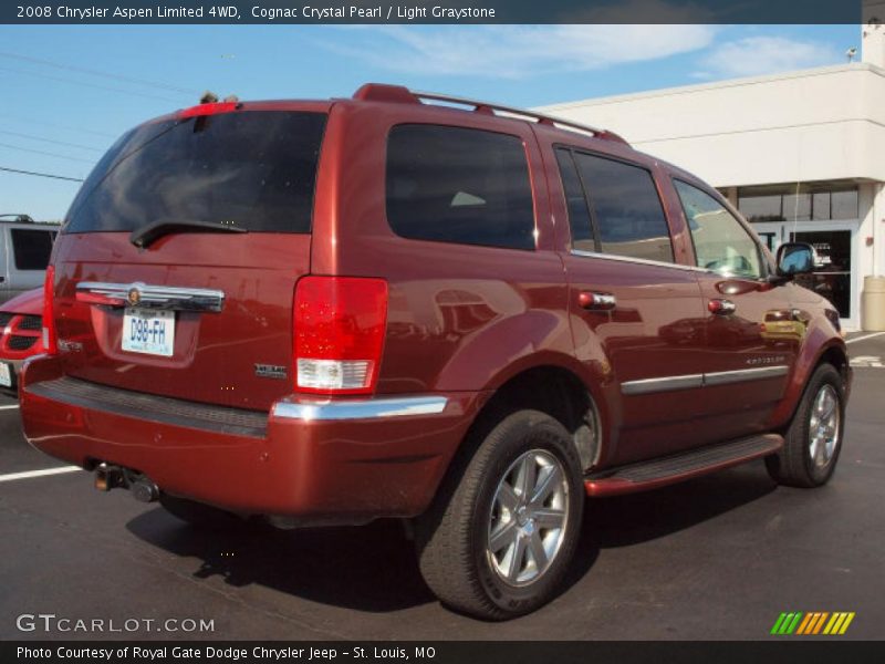 Cognac Crystal Pearl / Light Graystone 2008 Chrysler Aspen Limited 4WD